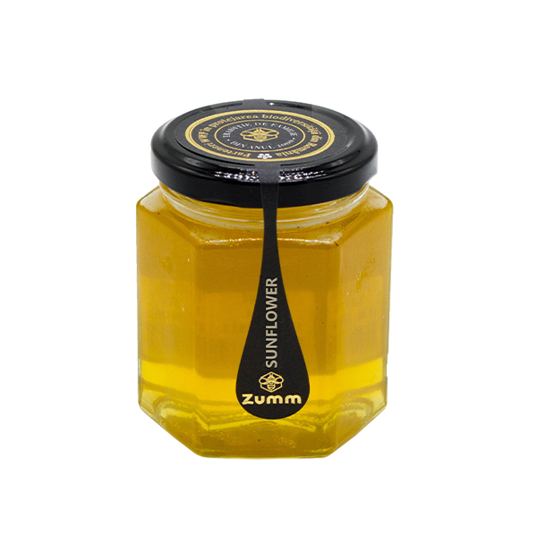 Miere de floarea-soarelui Zumm Miere – 500 g driedfruits.ro/ Produse apicole